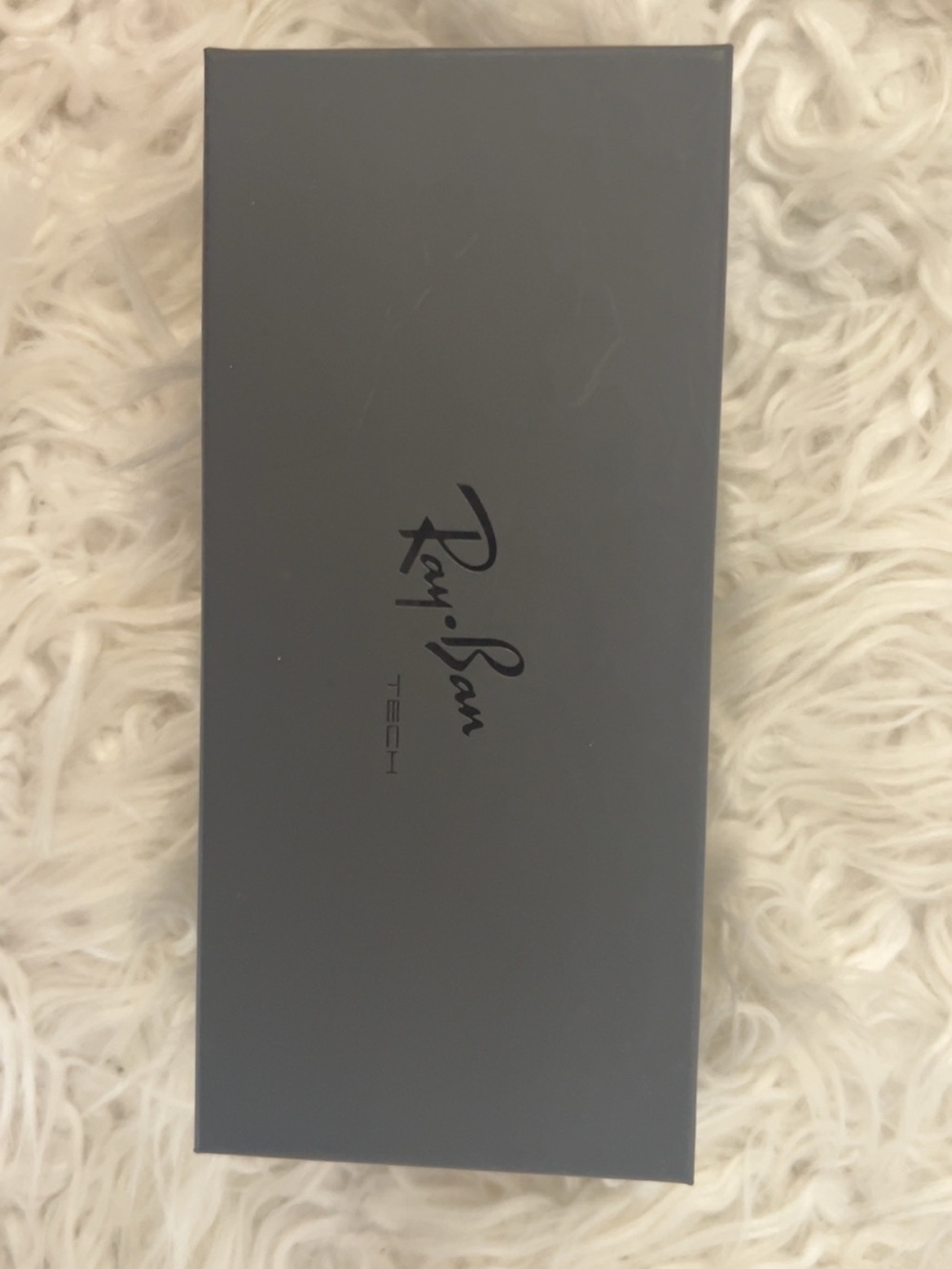 Ray-Ban Red and Gray Tech Sunglasses with case